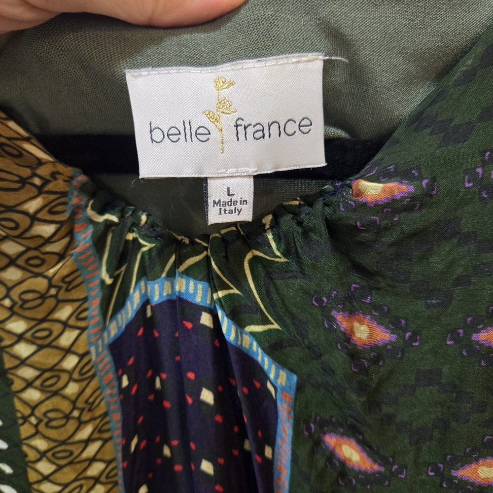 Chic Patchwork Blouse in Multicolor - image 2